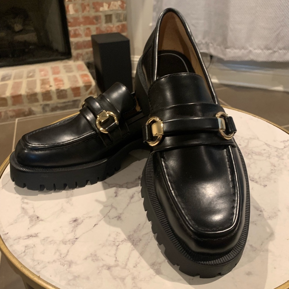 Zara Lug Sole Loafers